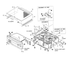 Sony STR-DA3400ES case assy diagram