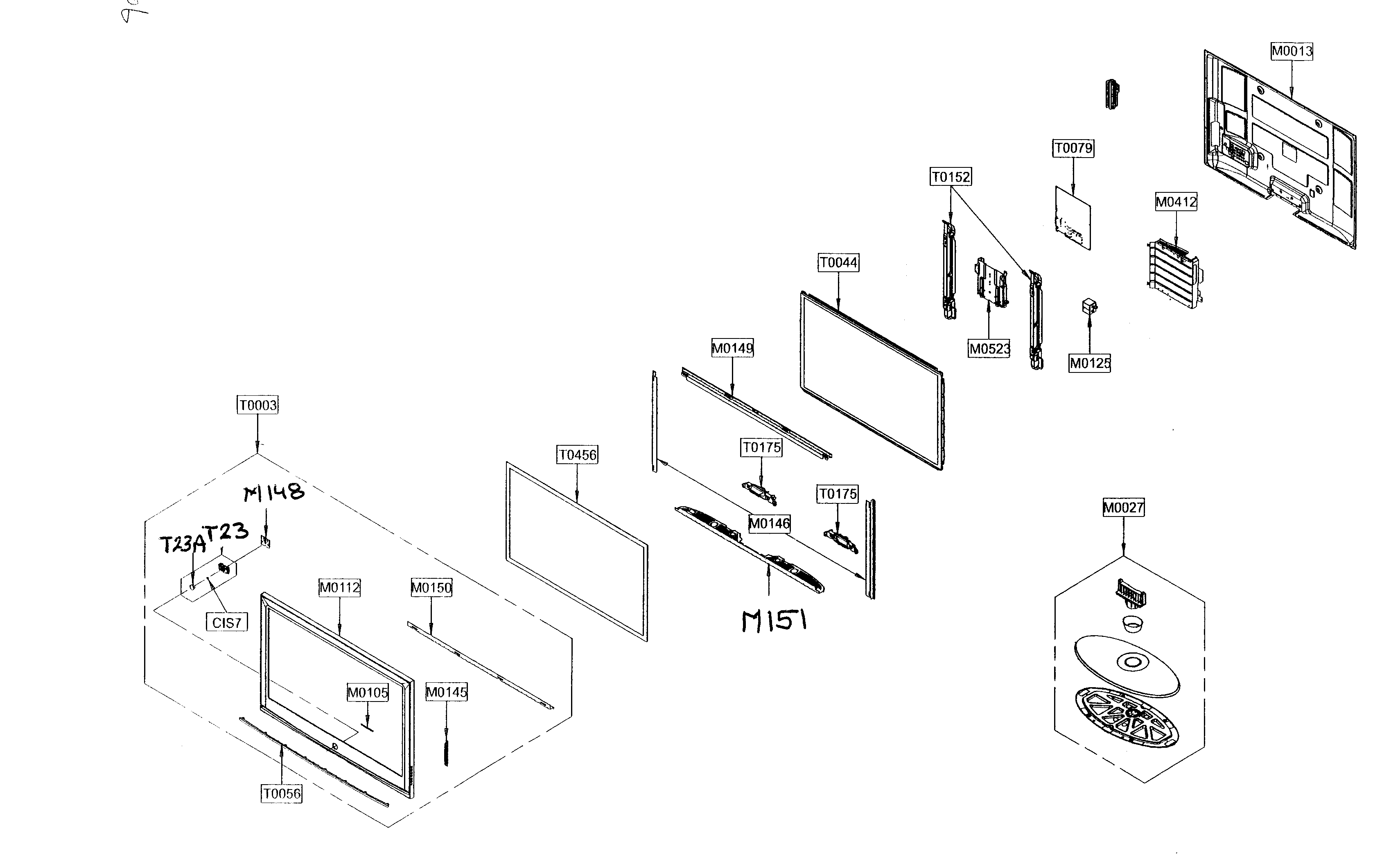 Cabinet parts