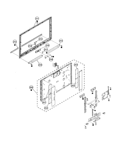 Front panel assy