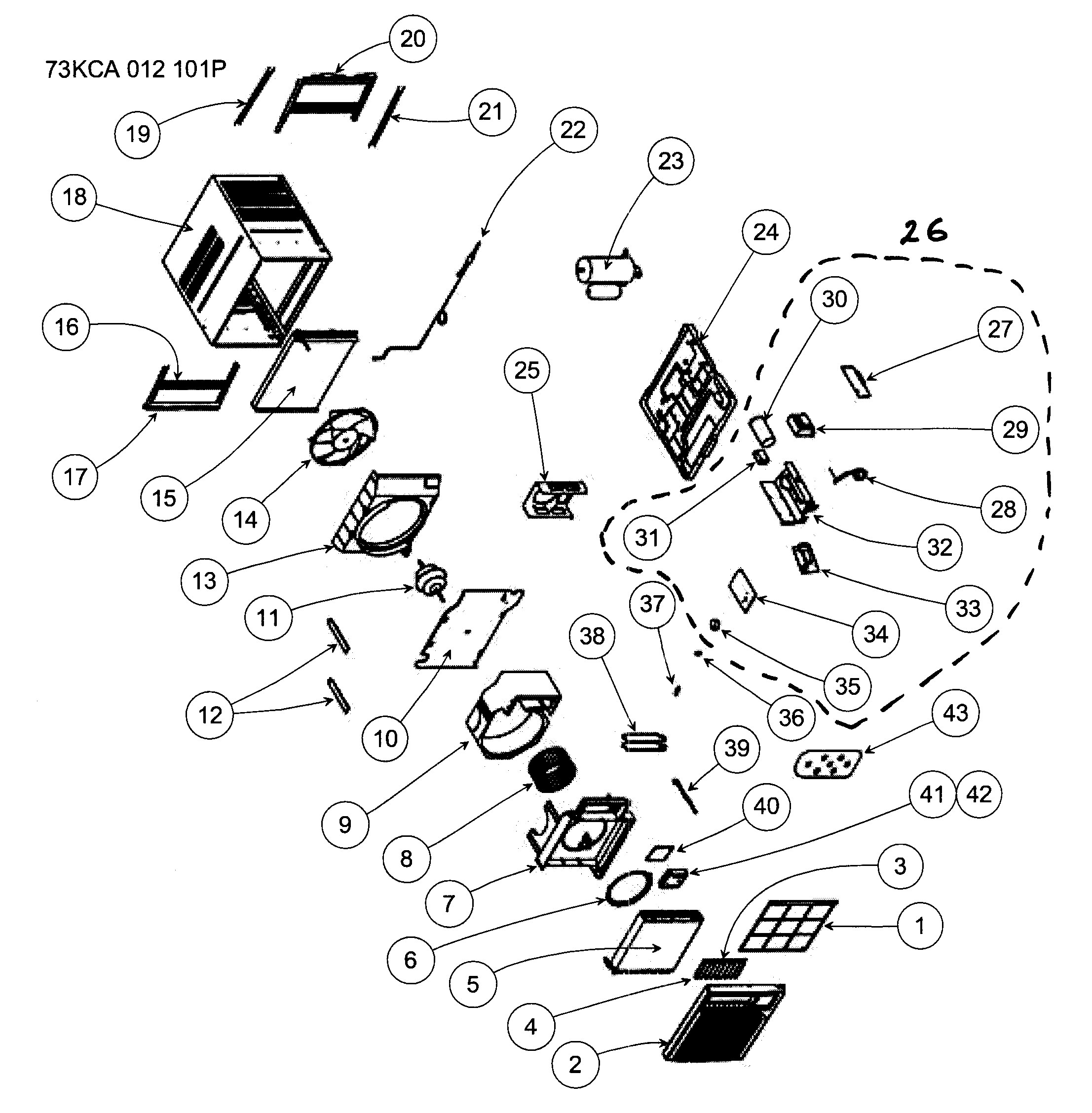 Cabinet parts