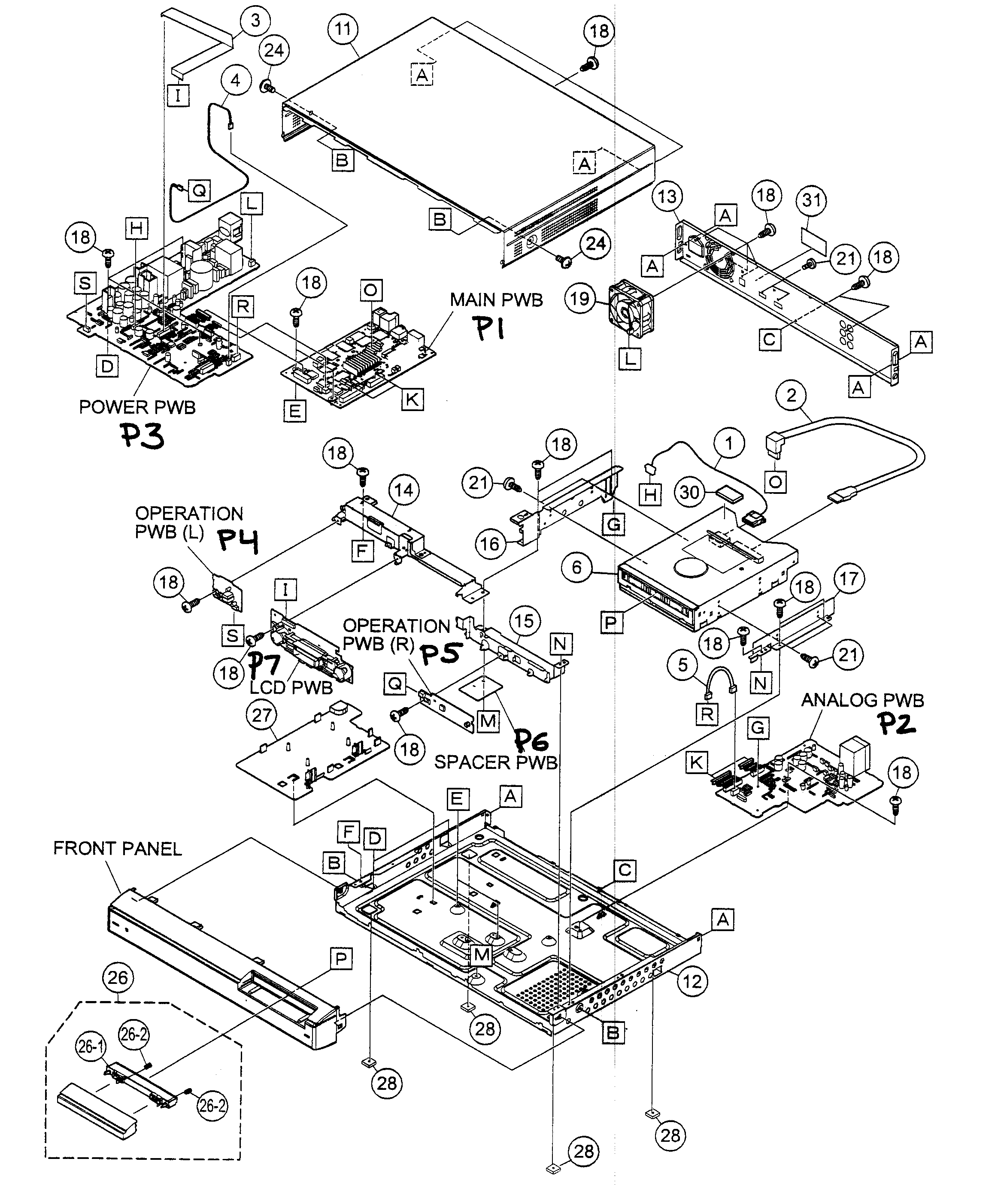 Cabinet parts