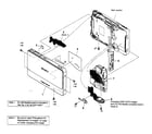 Sony DSCT700H cabinet parts diagram