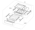 Samsung FTQ352IWUW/XAA-01 drawer assy diagram