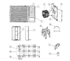 Carrier ZQA210101RB cabinet parts 2 diagram