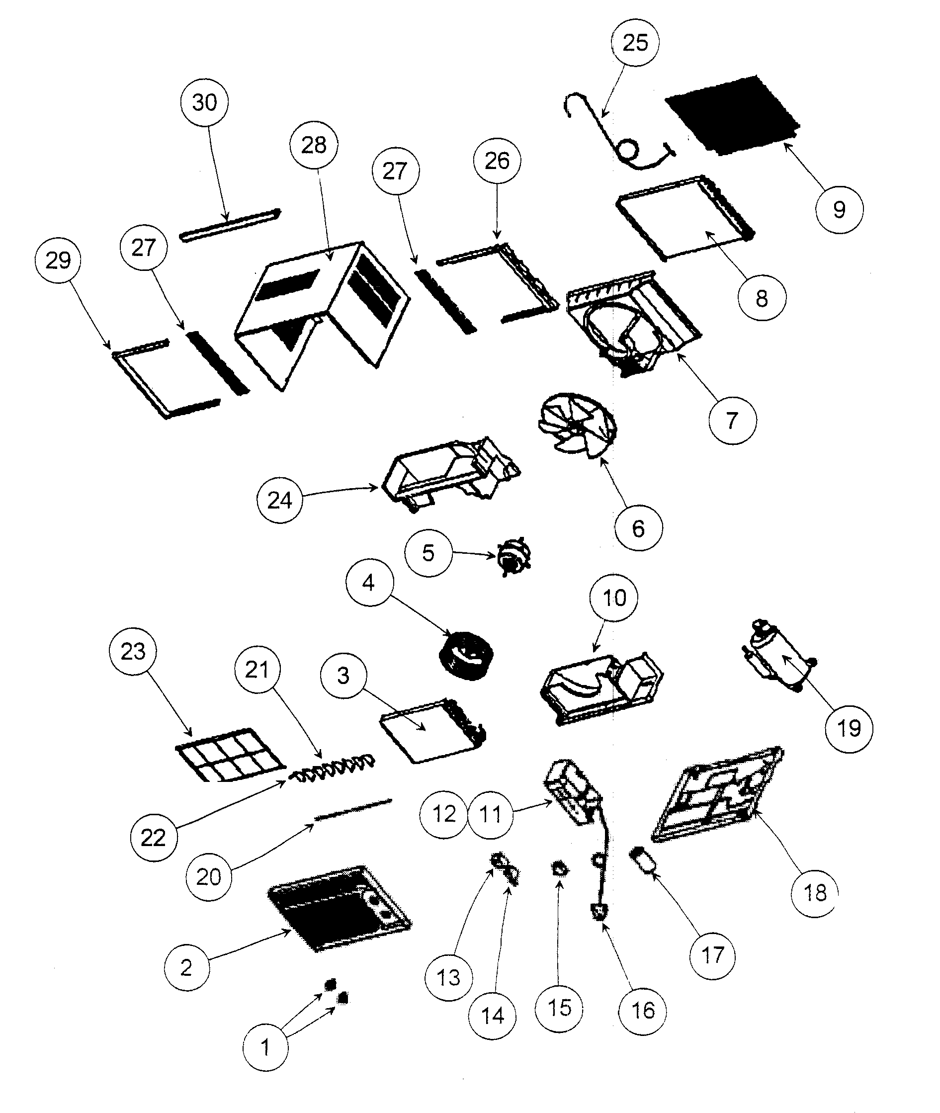 CABINET PARTS