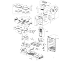 Samsung RF266ABWP/XAA refrigerator parts diagram