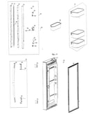 Refrigerator door left