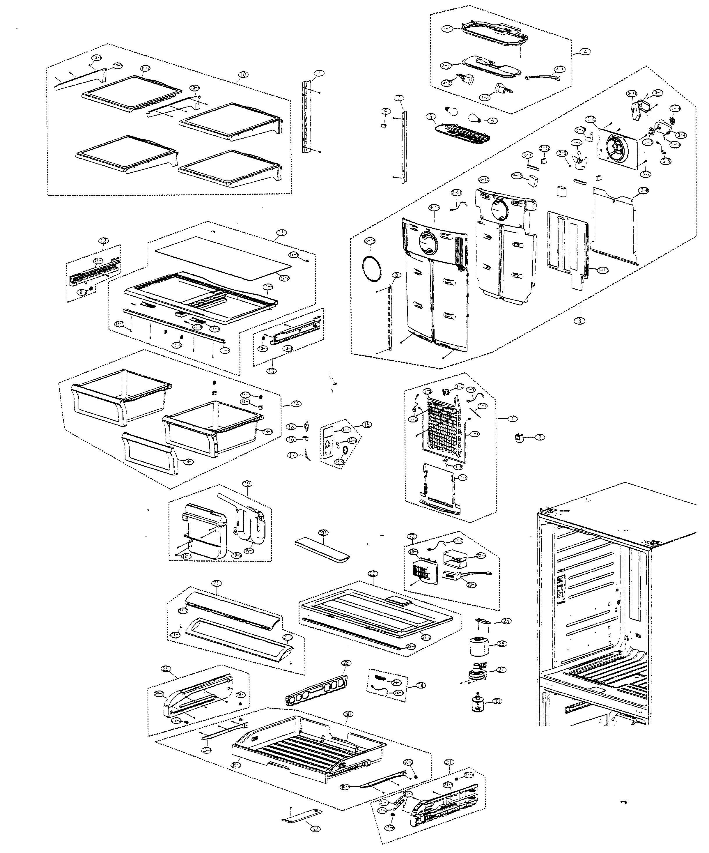 Refrigerator parts