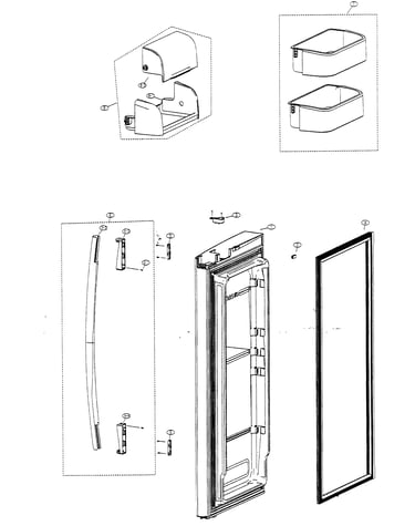Refrigerator door right