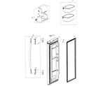 Samsung RF266ABPN/XAA refrigerator door right diagram