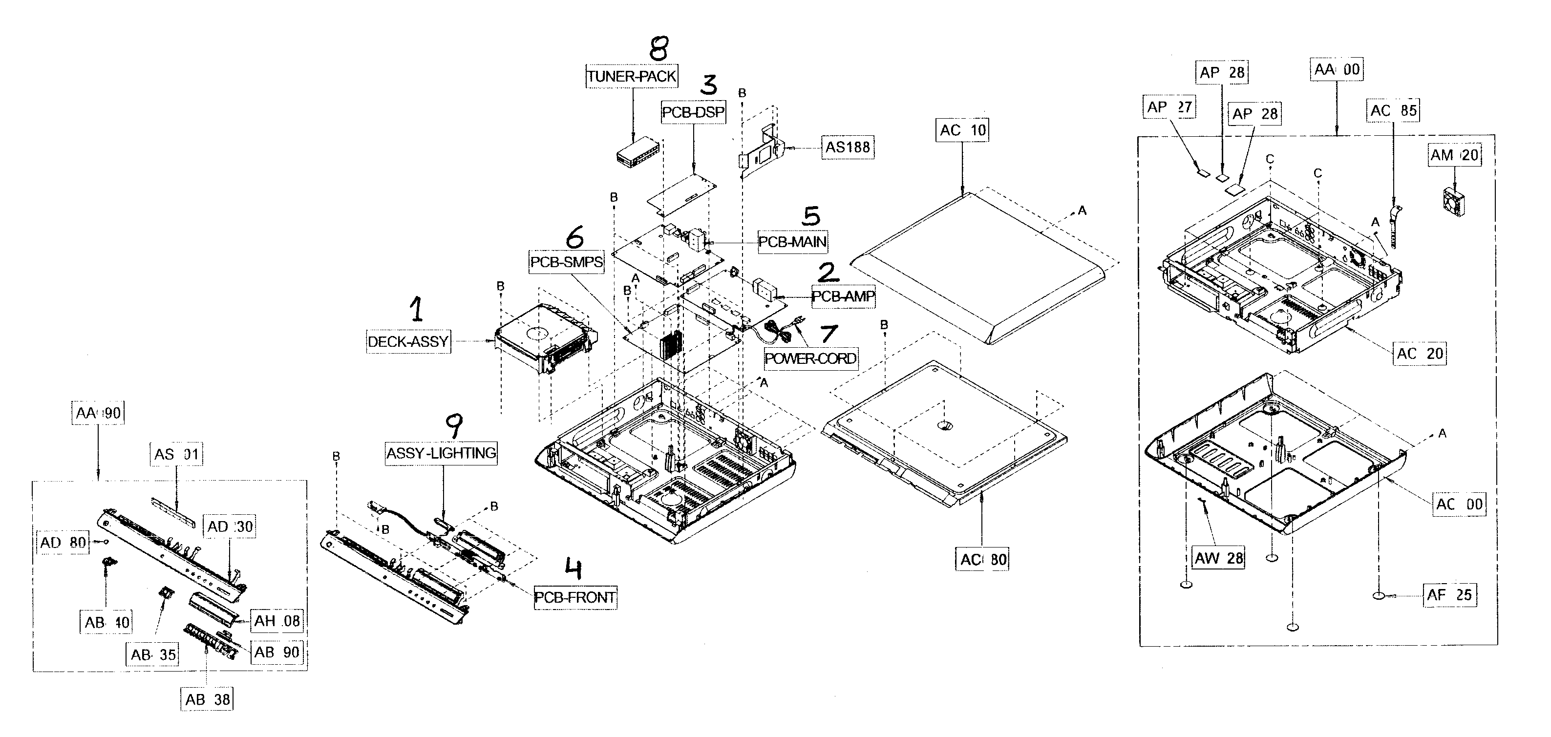 CABINET ASSY