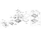 Samsung HT-BD2ET/XAA cabinet assy diagram