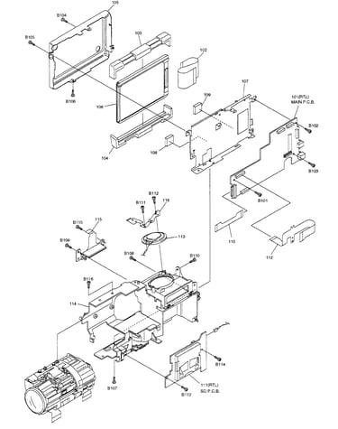 Hard drive assy