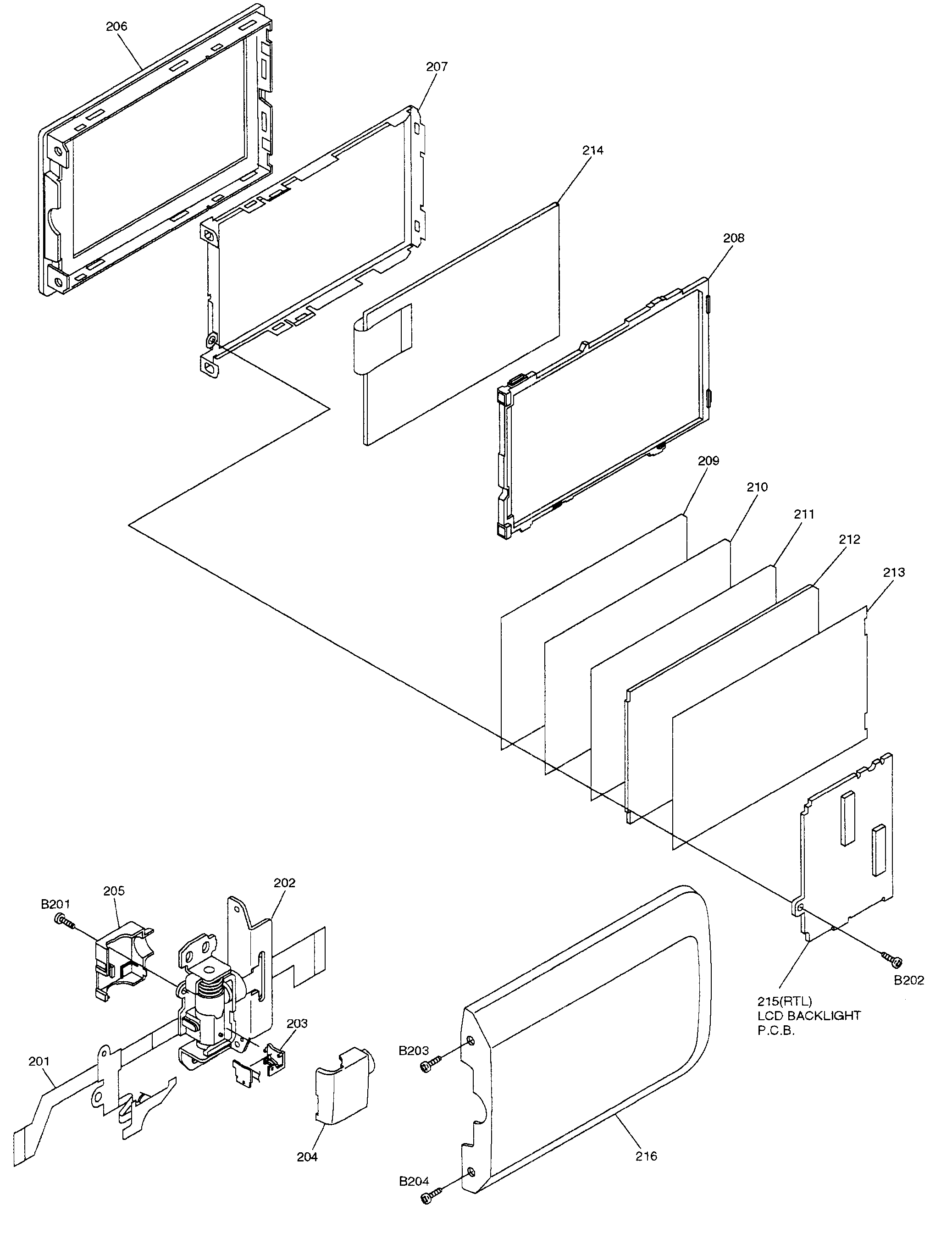 Lcd assy