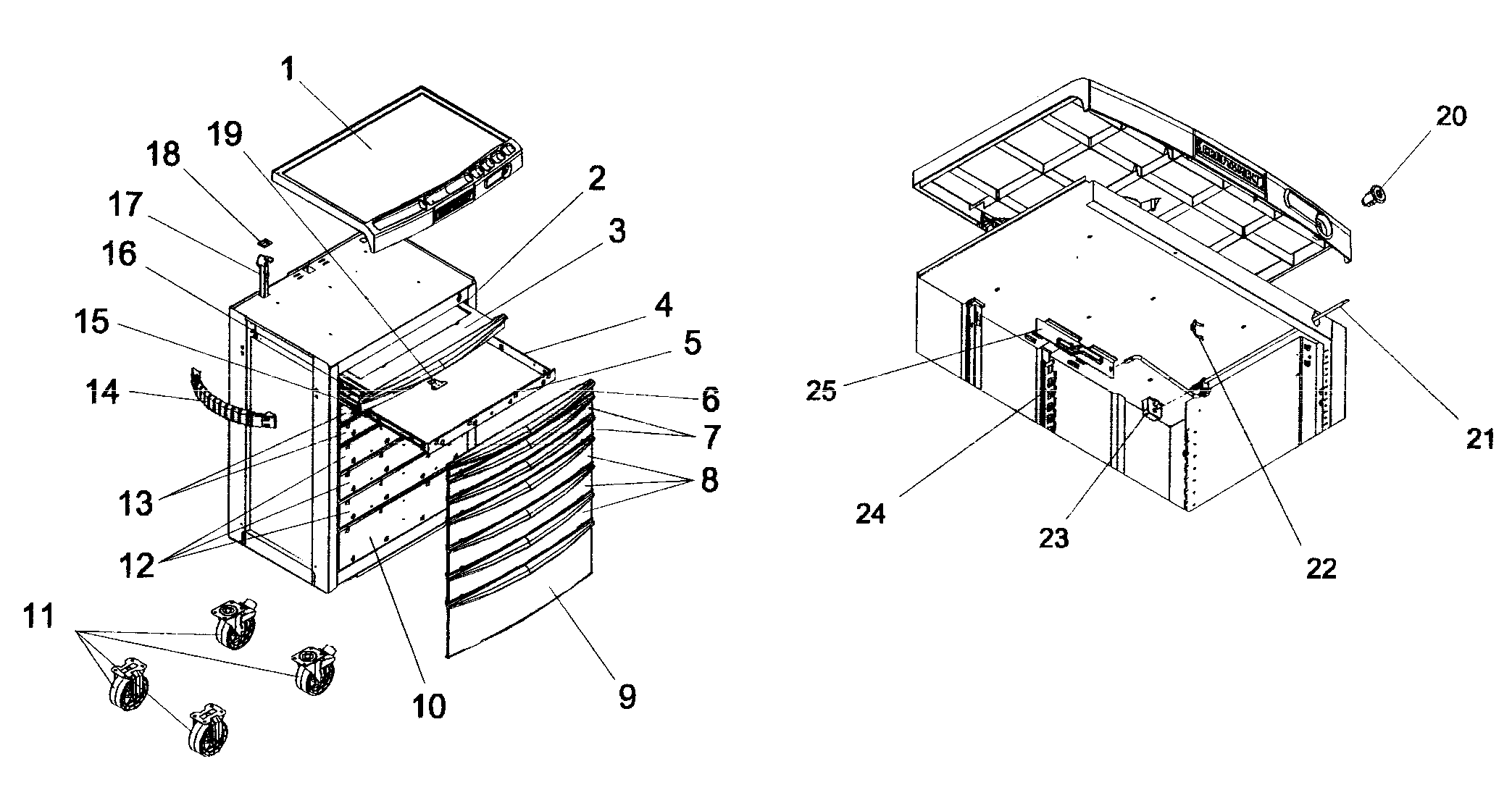 CABINET ASSY