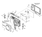 Sony DSC-S780 cabinet assy diagram