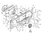Carrier 52PEA212400RP cabinet assy diagram