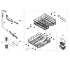 Bosch SHX3AM05UC/01 shelfs assy diagram