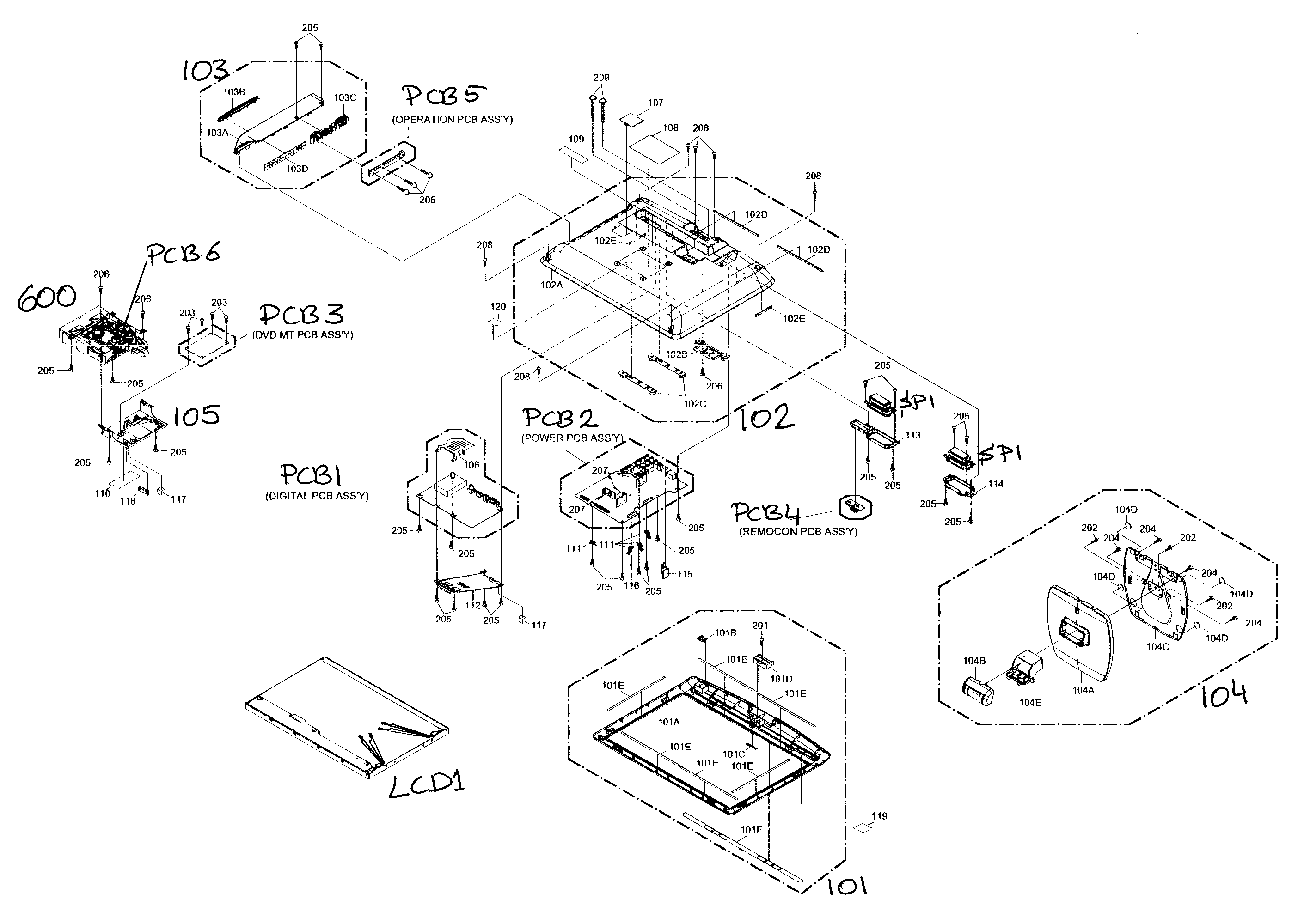 CABINET ASSY