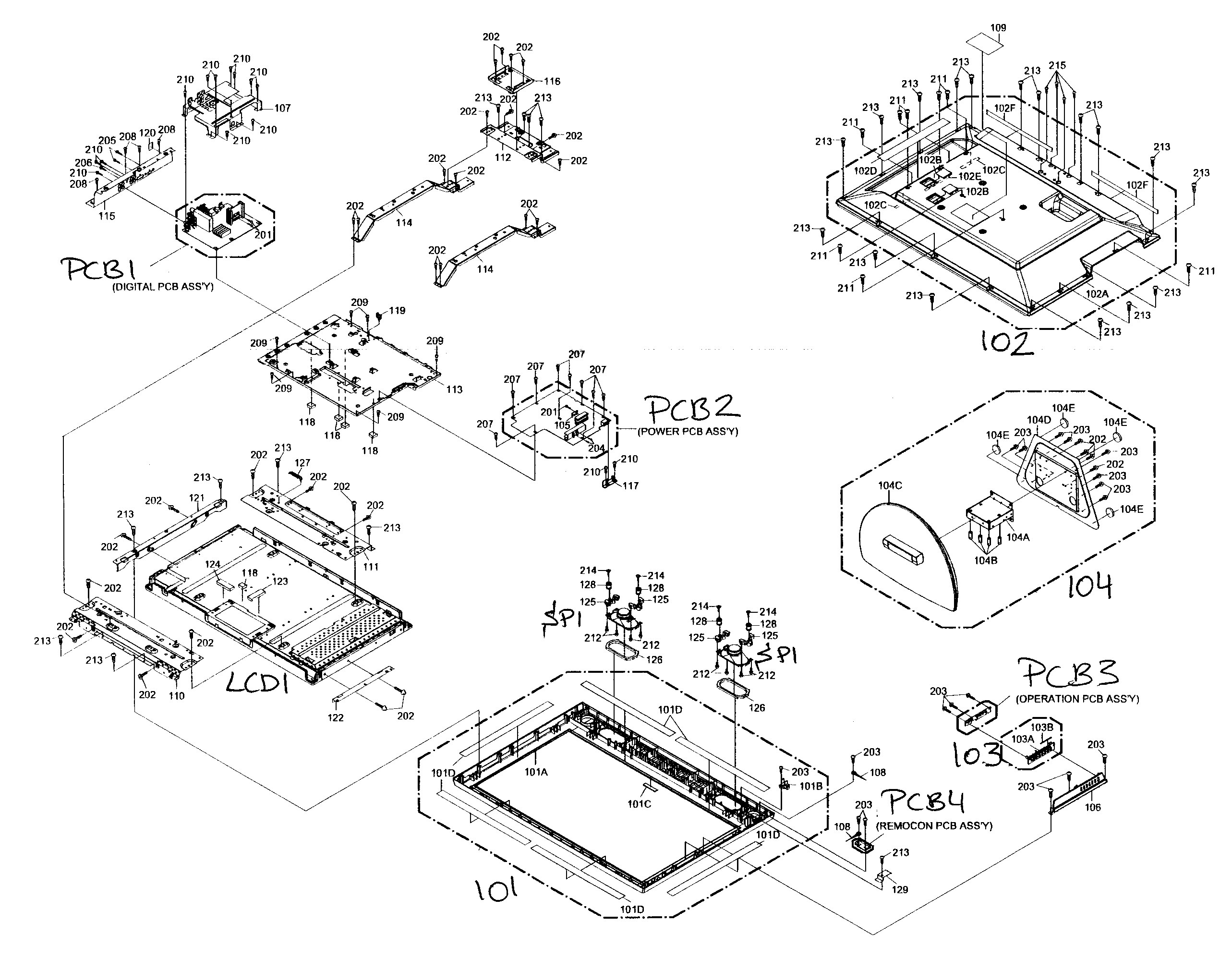 Cabinet assy