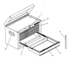Craftsman 706595561 tool chest diagram
