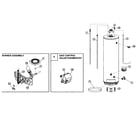 Kenmore 153331492 water heater diagram