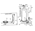 Kenmore 153332050 water heater diagram