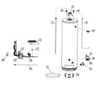 Kenmore 153336270 water heater diagram