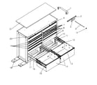 Craftsman 706597315 tool chest diagram