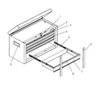 Craftsman 706597781 tool chest diagram