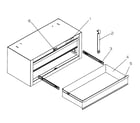 Craftsman 706598855 tool chest diagram