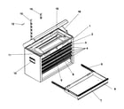 Craftsman 706652488 tool chest diagram