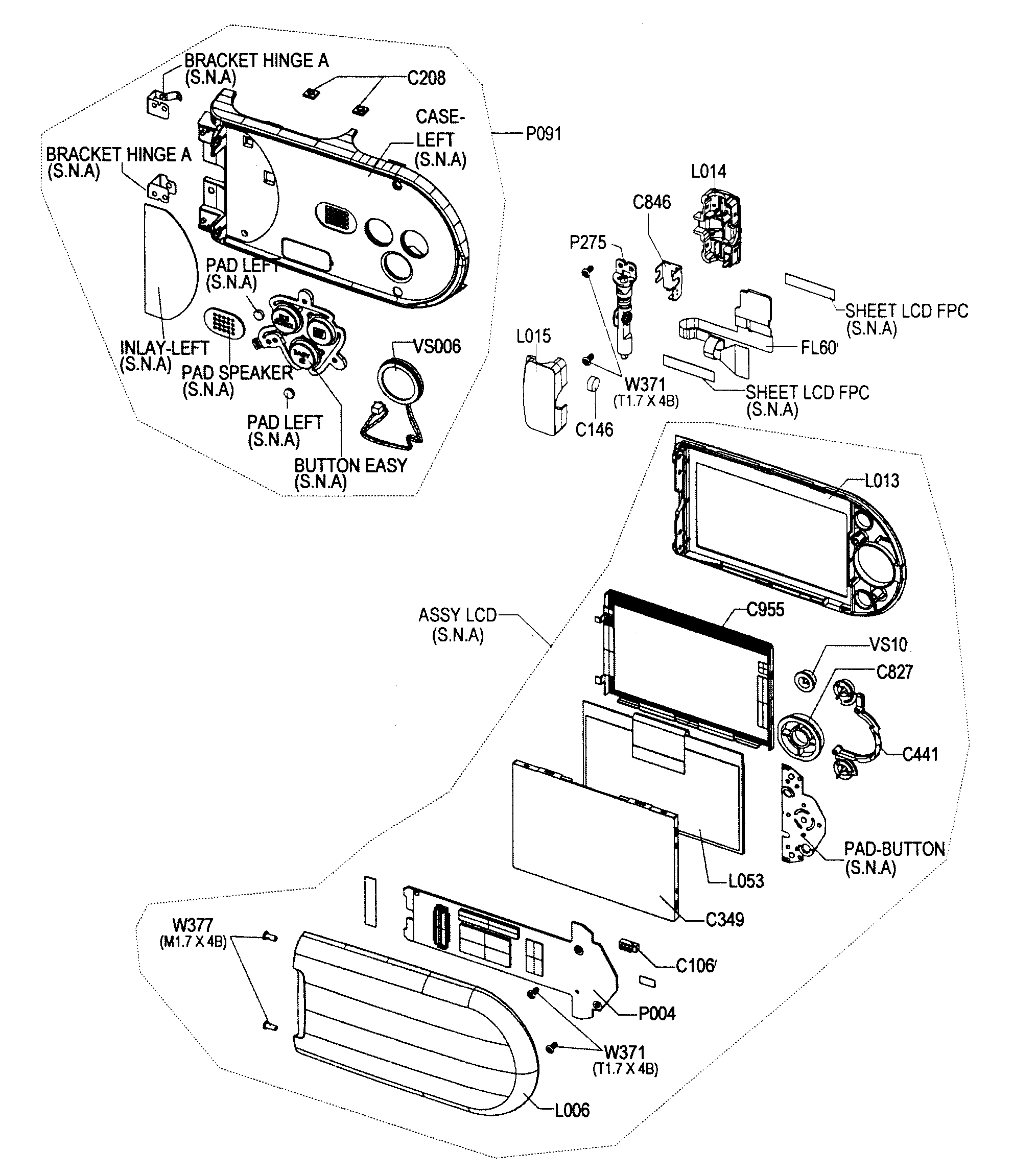 Left assy