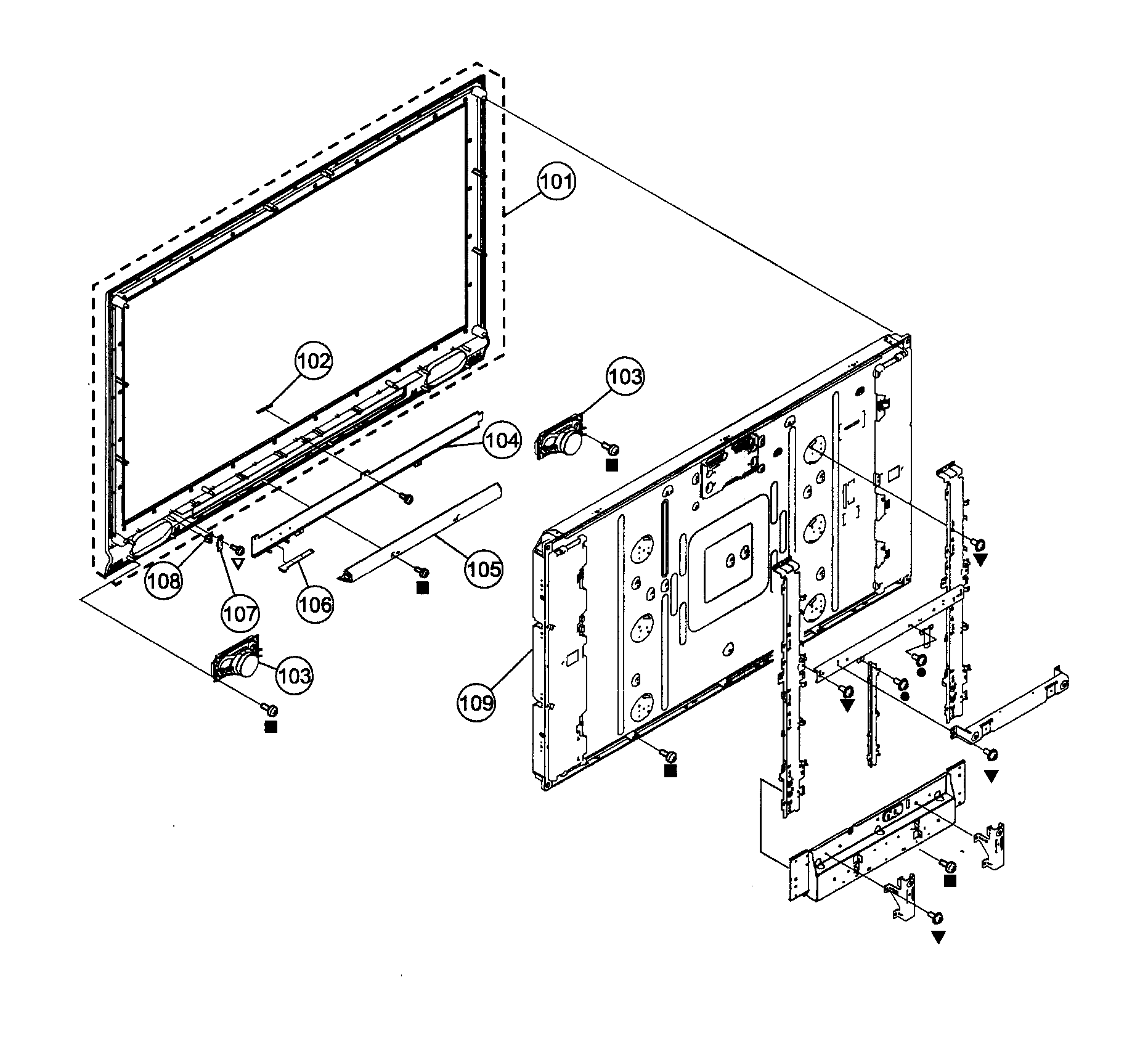 Bezel assy