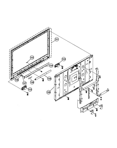 Bezel assy