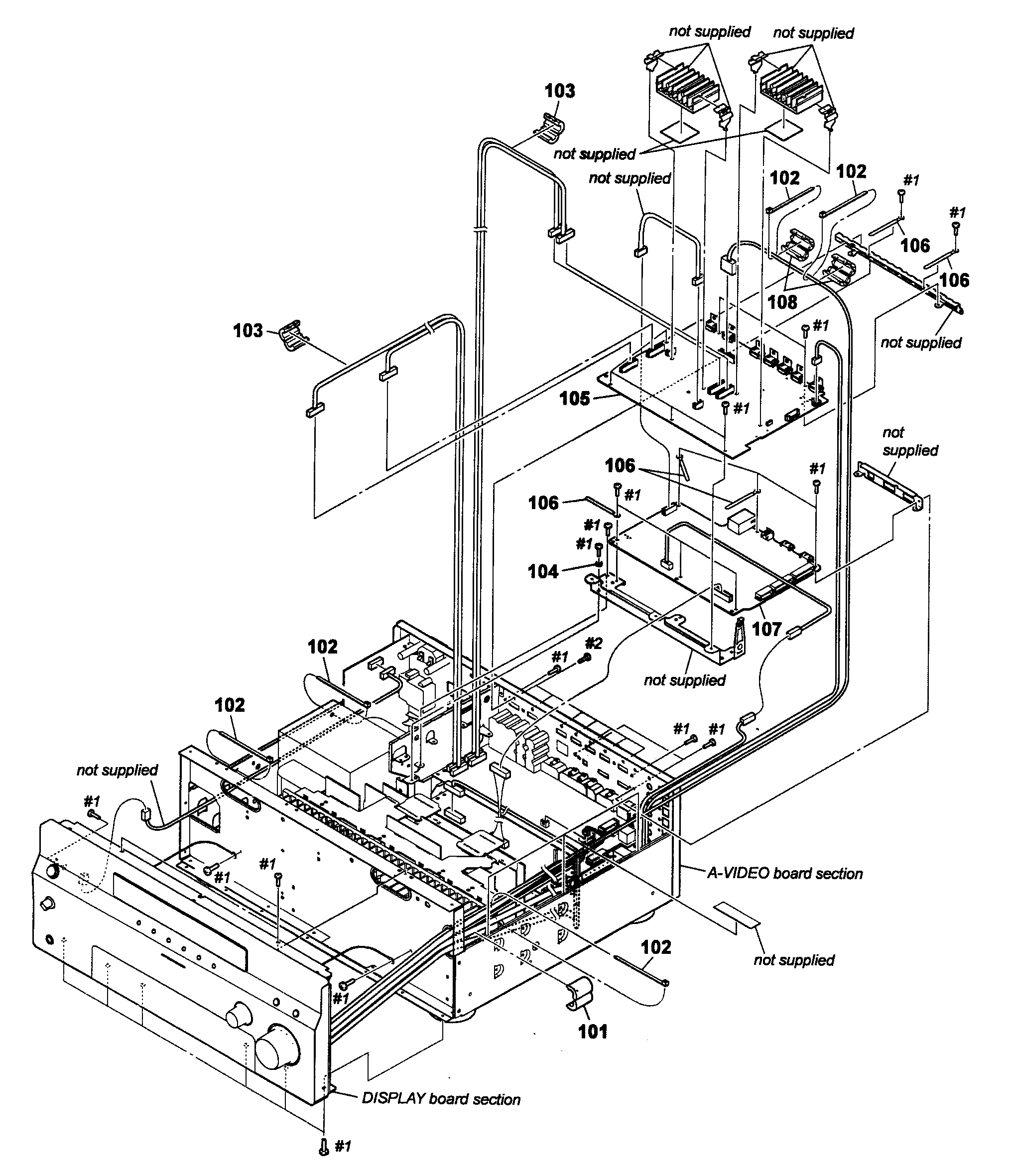 D-video pcb assy