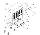 Craftsman 706877451 tool chest diagram