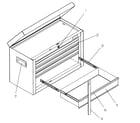 Craftsman 706825910 tool chest diagram