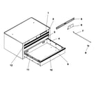 Craftsman 706825330 tool chest diagram