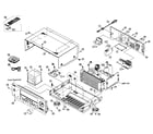 Yamaha HTR-6130 cabinet assy diagram