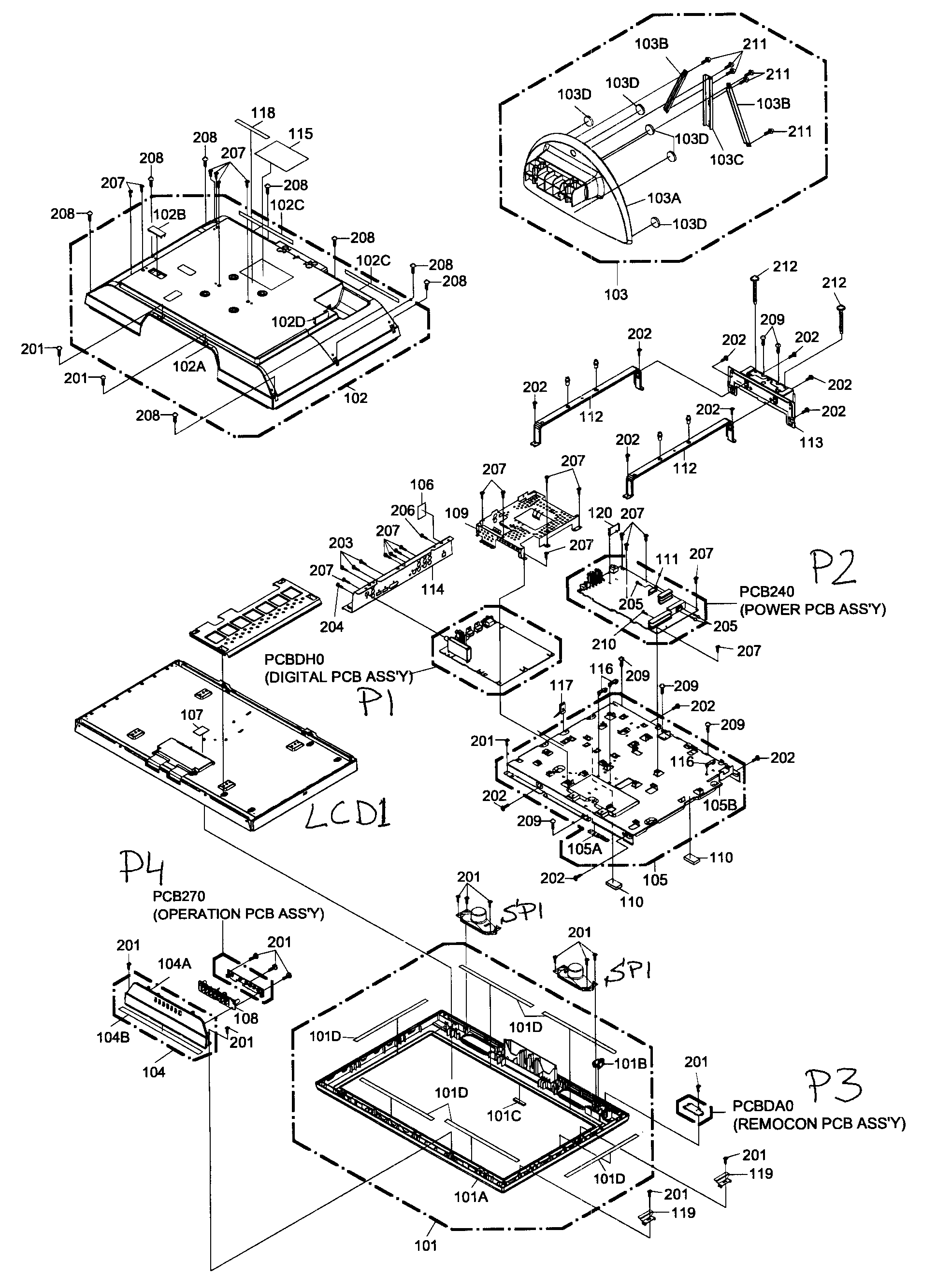 CABINET ASSY