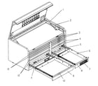 Craftsman 706655771 tool chest diagram