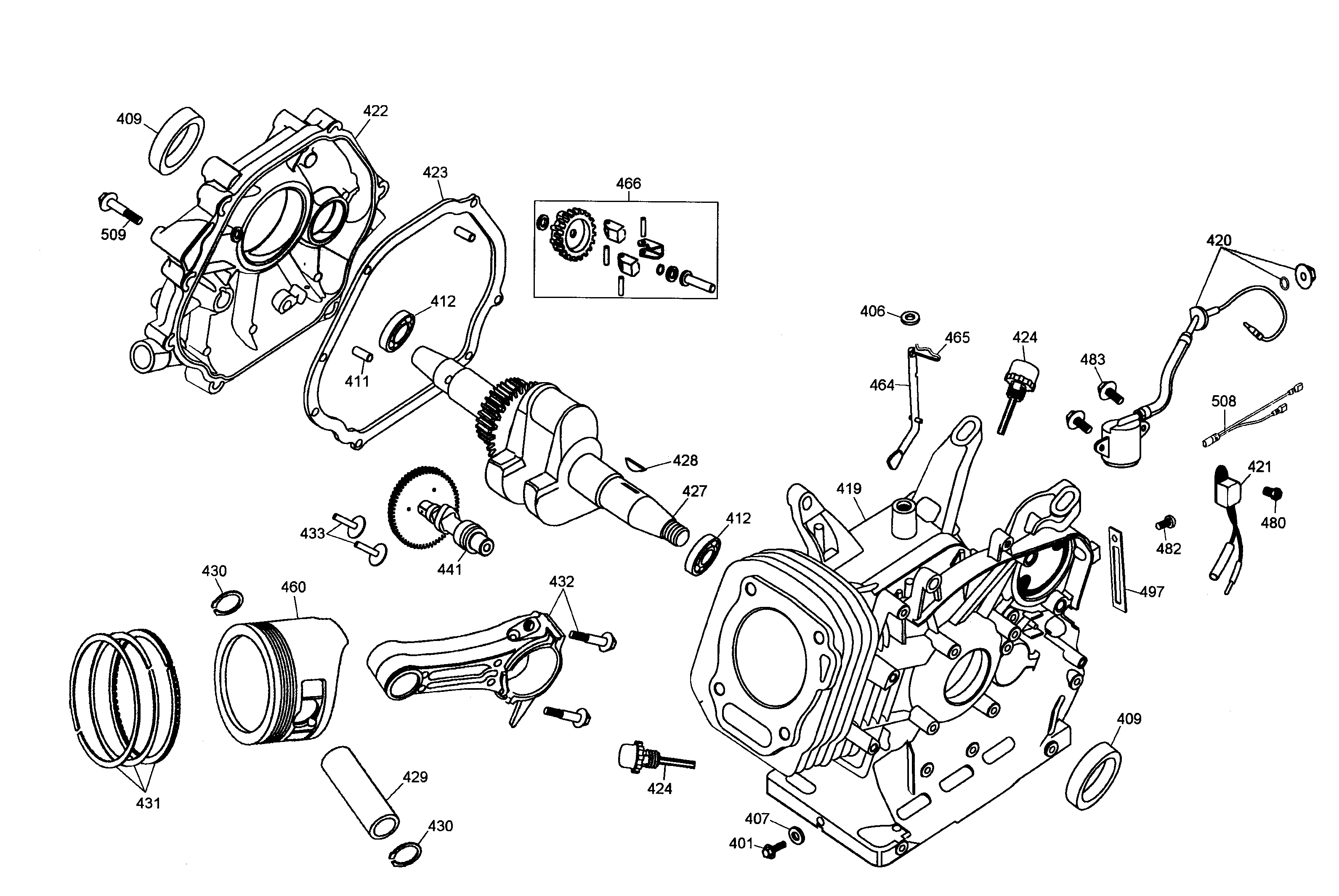 CRANK CASE ASSY