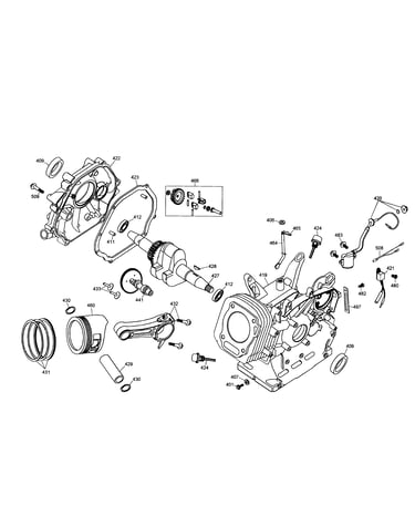 Crank case assy