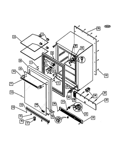 Cabinet assy
