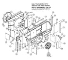 Carrier 52PEA315400RP cabinet assy diagram