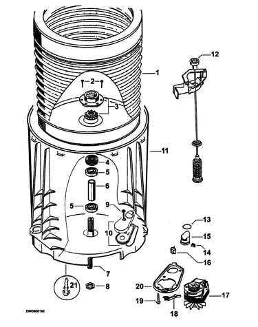 Bowls/pump assy