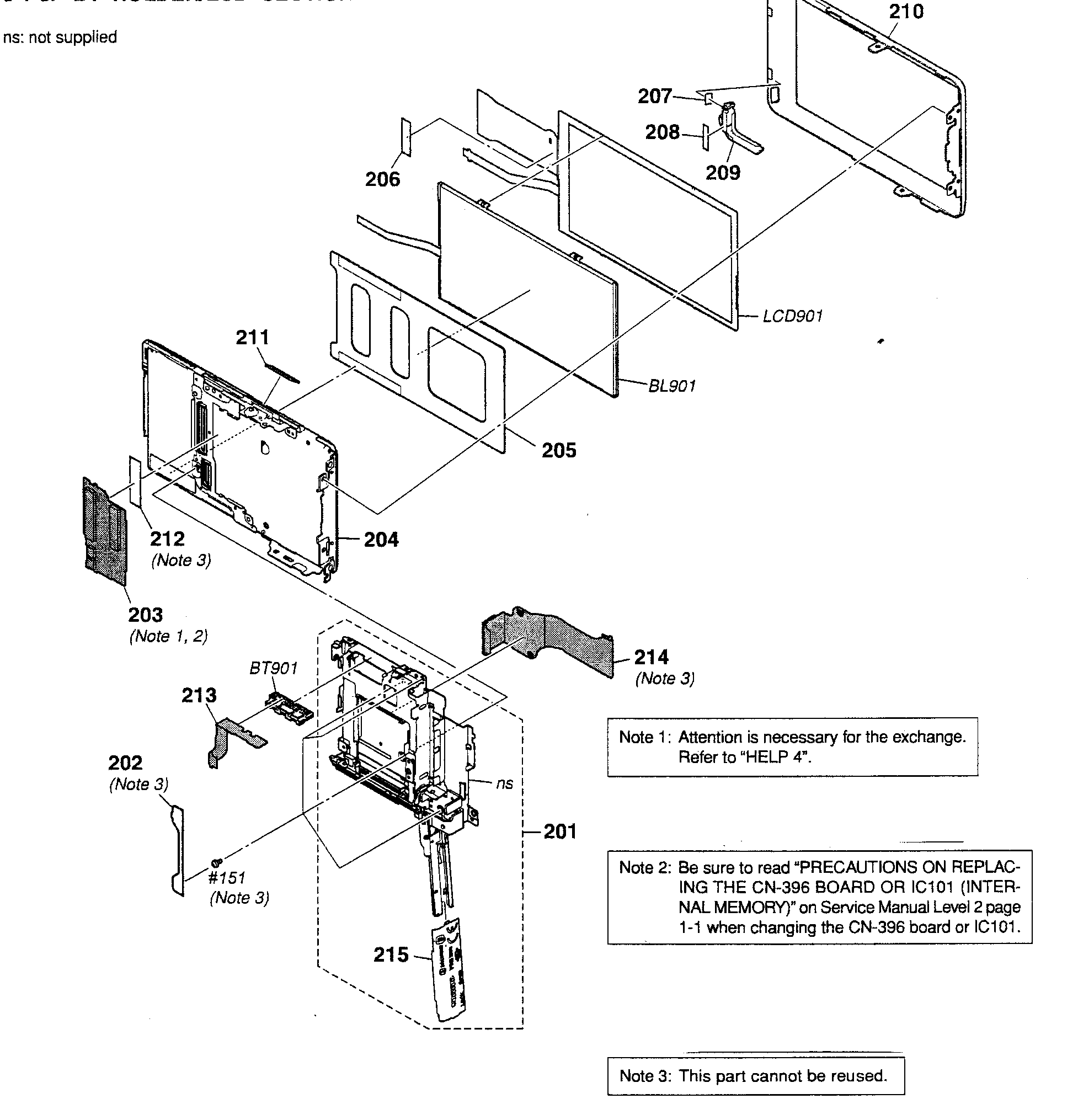 BT HOLDER/LCD