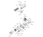 Samsung DV306LEW/XAA motor/heater diagram