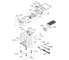 Samsung DV306LEW/XAA cabinet assy diagram